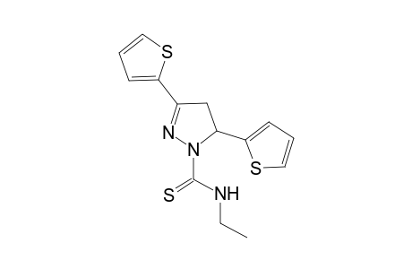 1-N-Ethylthiocarbamoyl-3,5-di-(2-thienyl)-2-pyrazoline