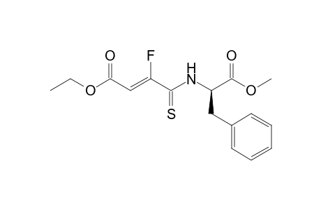 METHYL-(Z)-N-[4-ETHOXY-2-FLUORO-4-OXOBUT-2-ENETHIOYL]-PHENYLALANINATE