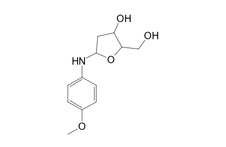 1-(p-Anisidino)-1,2-dideoxy-.alpha.-d-arabinofuranose