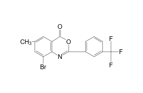 8-bromo-6-methyl-2-(alpha,alpha,alpha-trifluoro-m-tolyl)-4H-3,1-benzoxazin-4-one