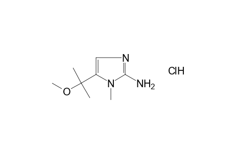 2-amino-5-(1-methoxy-1-methylene)-1-methylimidazole, monohydrochloride