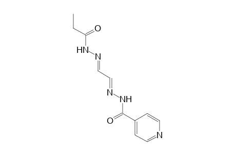 Isonicotinic acid, [2-(propionylhydrazono)ethylidene]hydrazide