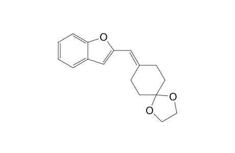 8-Benzofuran-2-ylmethylene-1,4-dioxaspiro[4.5]-decane