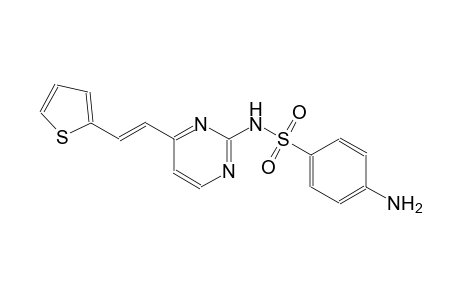 4-amino-N-{4-[(E)-2-(2-thienyl)ethenyl]-2-pyrimidinyl}benzenesulfonamide