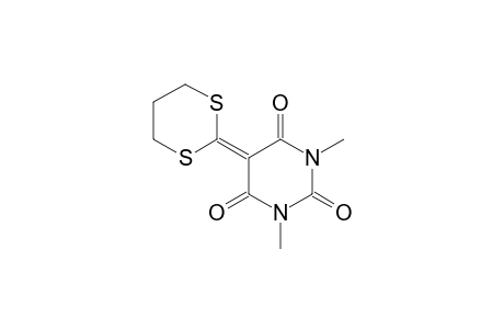 5-(1,3-Dithian-2-ylidene)-1,3-dimethyl-1,3-diazinane-2,4,6-trione