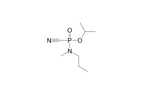 O-isopropyl N-methyl N-propyl phosphoramidocyanidate