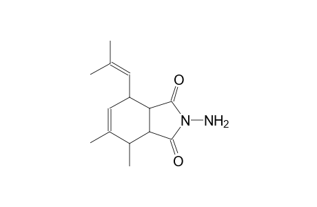 1H-isoindole-1,3(2H)-dione, 2-amino-3a,4,7,7a-tetrahydro-4,5-dimethyl-7-(2-methyl-1-propenyl)-