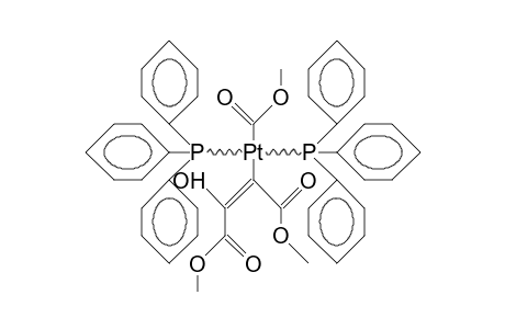 PT(COOME){C(COOME)=C(COOME)OH}(PPH3)2