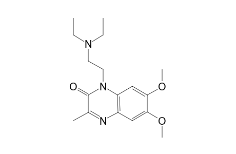 1-[2-(diethylamino)ethyl]-6,7-dimethoxy-3-methyl-2(1H)-quinoxalinone