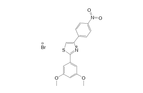 2-(3,5-dimethoxyphenyl)-4-(p-nitrophenyl)thiazole, hydrobromide