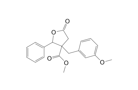 Methyl 3-(3-methoxybenzyl)-5-oxo-2-phenyltetrahydrofuran-3-carboxylate