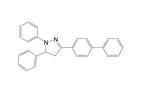 1H-pyrazole, 3-[1,1'-biphenyl]-4-yl-4,5-dihydro-1,5-diphenyl-