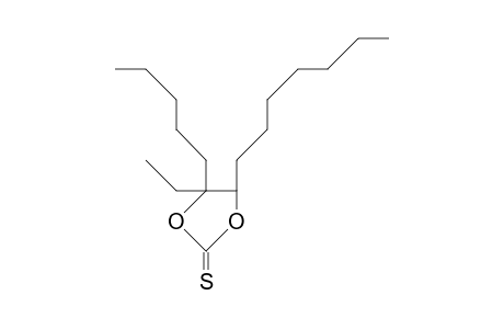 cis-4-Pentyl-4-ethyl-5-heptyl-1,3-dioxolane-2-thione