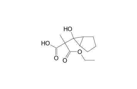 6-(1-Carboxy-1-(ethoxycarbonyl)ethyl)bicyclo-(3.1.0)hexan-6-ol