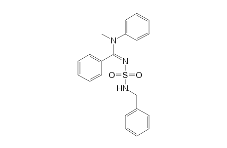 N'-(benzylsulfamoyl)-N-methyl-N-phenylbenzamidine