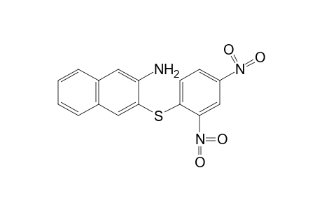 3-[(2,4-Dinitrophenyl)thio]-2-naphthylamine