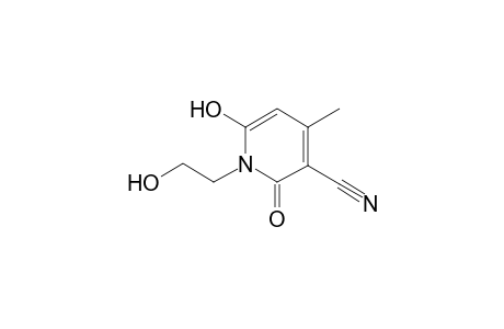 6-Hydroxy-1-(2-hydroxyethyl)-4-methyl-2-oxo-1,2-dihydro-3-pyridinecarbonitrile