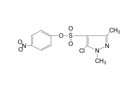 5-chloro-1,3-dimethylpyrazole-4-sulfonic acid, p-nitrophenyl ester