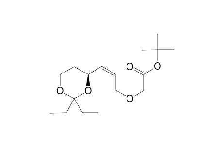 TERT.-BUTYL-2-[(Z)-3-[(S)-(2,2-DIETHYL-1,3-DIOXAN-4-YL)]-ALLYLOXY]-ACETATE