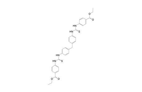 4,4'-methylenebis(3-p-phenylene-2-thioureido)benzoic acid, diethyl ester