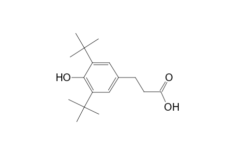 3-(3,5-Ditert-butyl-4-hydroxyphenyl)propanoic acid