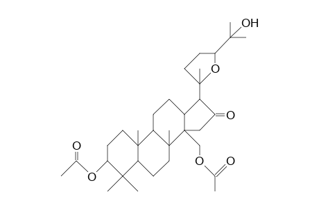 DAMMARAN-16-ONE, 3,30-BIS(ACETYLOXY)-20,24-EPOXY-25-HYDROXY-