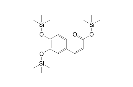 Caffeic acid <(Z)->, tri-TMS