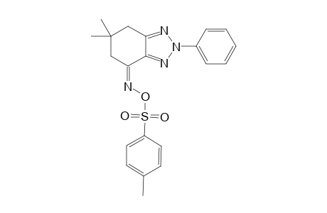 (Z)-4,5,6,7-Tetrahydro-6,6-dimethyl-2-phenyl-2H-benzo[d]-(1,2,3)-triazol-4-one - oxime p-toluenesulfonate