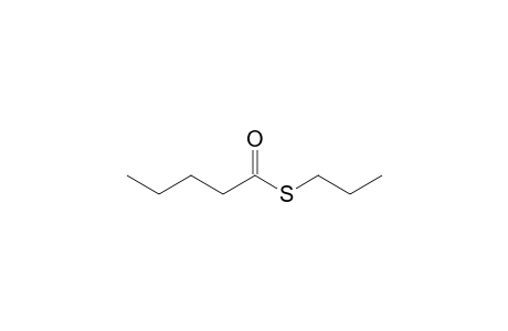 Pentanethioic acid, S-propyl ester