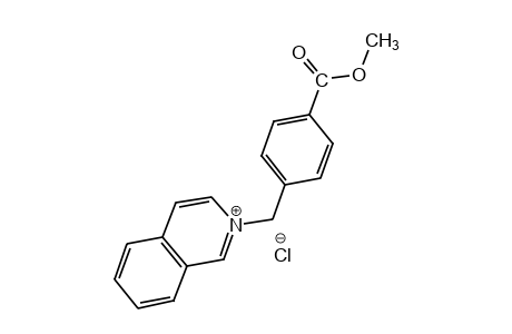 2-(p-carboxybenzyl)isoquinolinium chloride, methyl ester