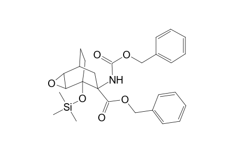 benzyl (1RS,2SR,4RS,5RS,6RS)-2-benzyloxycarbonylamino-5,6-epoxy-1-trimethylsilyloxybicyclo[2.2.2]octane-2-carboxylate