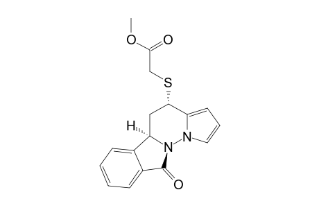 METHYL-TRANS-(6,10B,11,12-TETRAHYDRO-PYRROLO-[1',2':2,3]-PYRIDAZINO-[6,1-A]-ISOINDOL-6-ONE-12-YL)-THIOACETATE