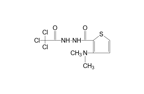 1-[3-(dimethylamino)-2-thenoyl]-2-(trichloroacetyl)hydrazine