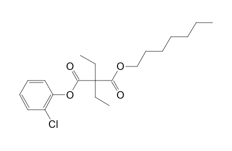 Diethylmalonic acid, 2-chlorophenyl heptyl ester