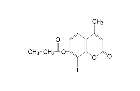 7-hydroxy-8-iodo-4-methylcoumarin, propionate