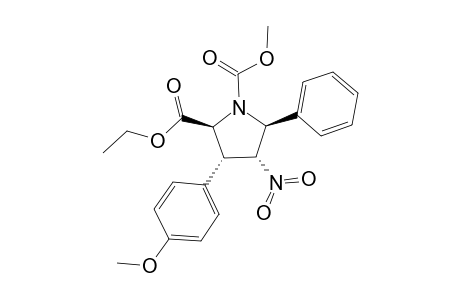 2-(Ethoxycarbonyl)-1-(methoxycarbonyl)-3-(4-methoxyphenyl)-4-nitro-5-phenylpyrrolidine isomer