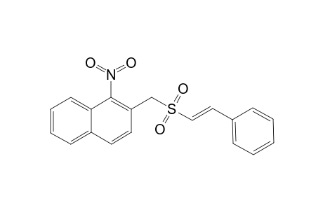 1-Nitro-2-[(.beta.-styrylsulfonyl)methyl]naphthalene