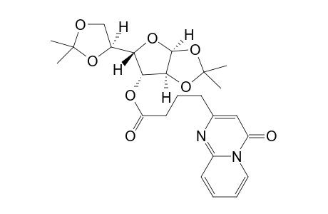 (3aS,5S,6R,6aS)-5-[(S)-2,2-Dimethyl-1,3-dioxolan-4-yl]-2,2-dimethyltetrahydrofuro[2,3-d][1,3]dioxol-6-yl 4-(4-oxo-4H-pyrido[1,2-a]pyrimidin-2-yl)butanoate