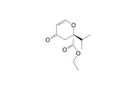 (R)-2-Isopropyl-4-oxo-3,4-dihydro-2H-pyran-2-carboxylic acid ethyl ester