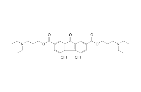 9-oxofluorene-2,7-dicarboxylic acid, bis[3-(diethylamino)propyl]ester, dihydrochloride