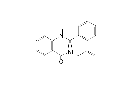 N-allyl-2-(benzoylamino)benzamide