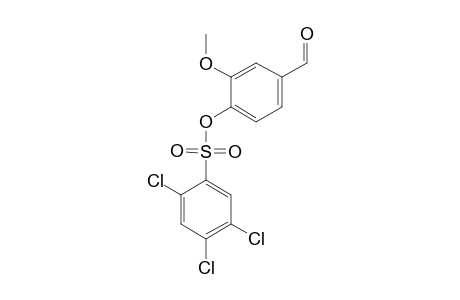 4-hydroxy-m-anisaldehyde, 2,4,5-trichlorobenzenesulfonate