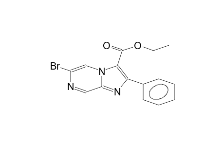 6-BrOMO-3-ETHOXYCARBONYL-2-PHENYLIMIDAZO-[1,2-A]-PYRAZINE