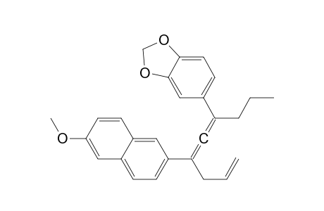 5-(6-(6-Methoxynaphthalen-2-yl)nona-4,5,8-trien-4-yl)benzo[d][1,3]dioxole