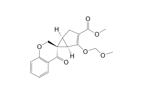 (1'R * ,3R * ,5'S * )-2'-(methoxymethoxy)-4-oxospiro[2H-1-benzopyran-3(4H)-6'-bicyclo[3.1.0]hex-2'-ene]-3'-carboxylate