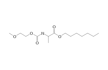 L-Alanine, N-(2-methoxyethoxycarbonyl)-, heptyl ester