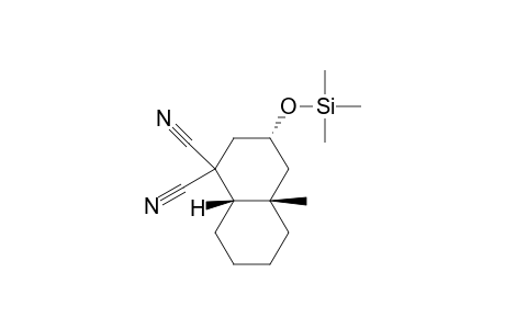 3-ALPHA,4A-BETA,8A-BETA)-4A-METHYL-3-TRIMETHYLSILYLOXY-OCTAHYDRONAPHTHALENE-1,1(2H)-DICARBONITRILE