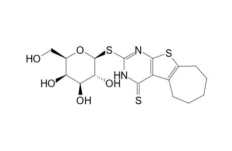 2-(.beta.-D-Galactopyranosylthio)-6,7,8,9,10-pentahydrocycloheptathieno[2,3-d]-pyrimidine-4-thione