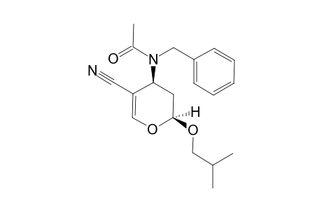 CIS-(2RS,4RS)-4-(N-ACETYL-N-BENZYLAMINO)-3,4-DIHYDRO-2-ISOBUTOXY-2H-PYRAN-5-CARBONITRILE