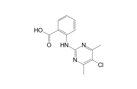 N-(5-chloro-4,6-dimethyl-2-pyrimidinyl)anthranilic acid